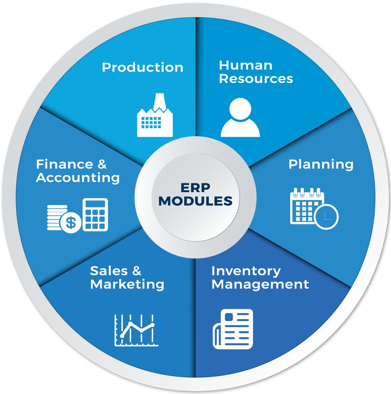 SAP module and extension coverage across the enterprise