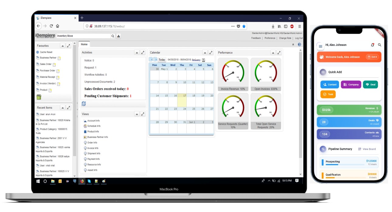 iDempiere ERP Modules
