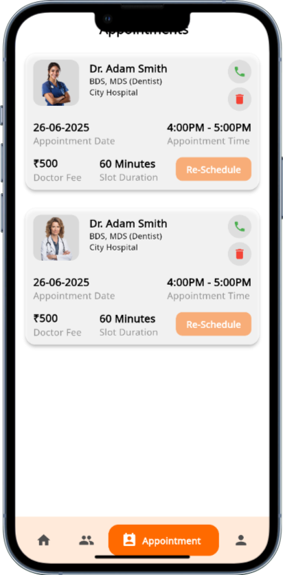 Doctor consultation screenshot 2